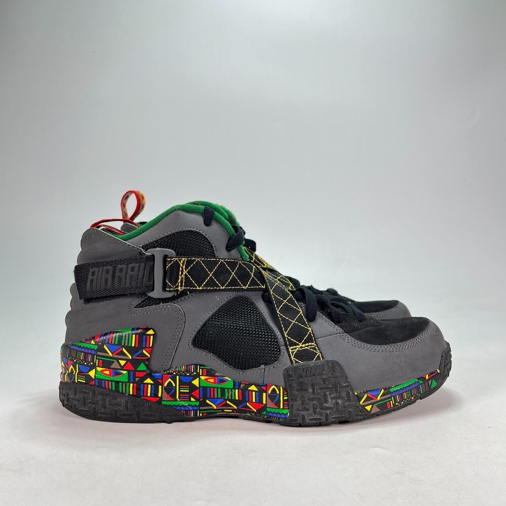Nike Air Raid Dark Grey High Top Outdoor Basketball Shoes 642330-003 Men's Sz 12